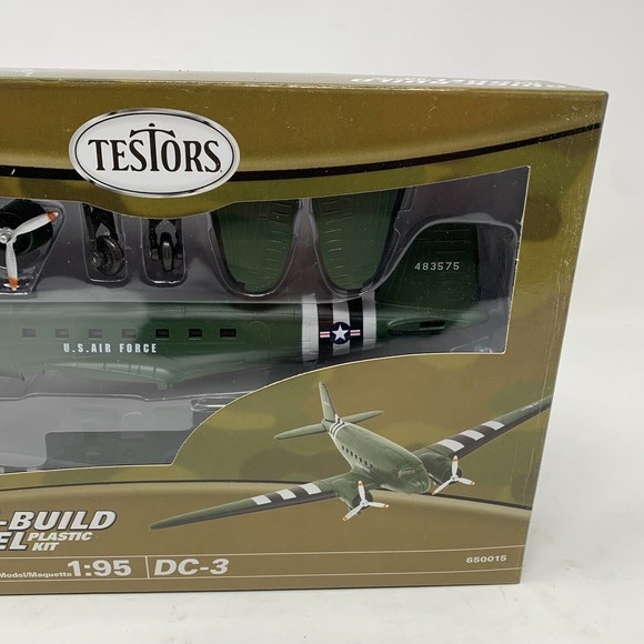 Testors U.S. Army DC-3 Planes Model Assembling Kit 1:95 Scale 8+ Quick Build - Picture 5 of 6
